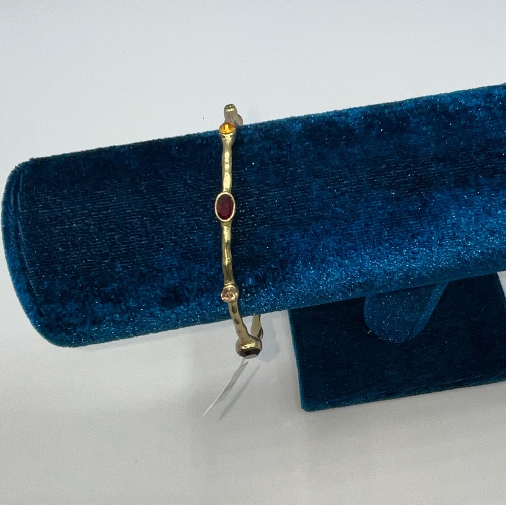18k Gemstone Bangle - Picture 6 of 12